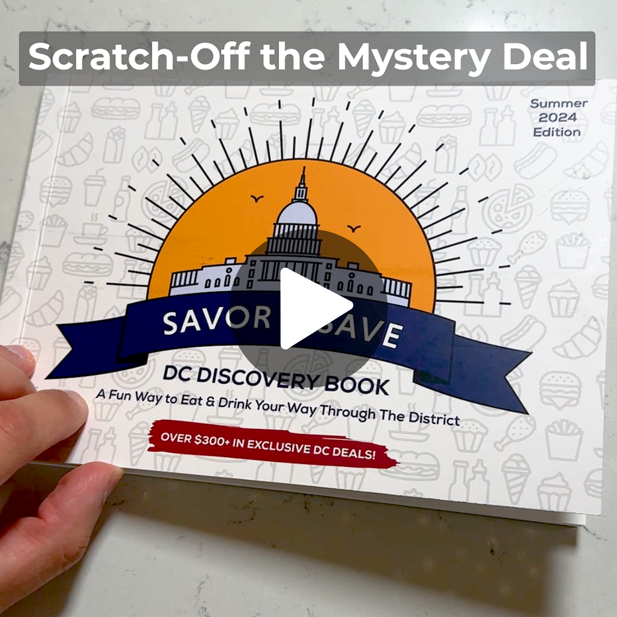 Video demonstration on how to use the Washington DC Discovery Book to explore top things to do and places to visit in DC.