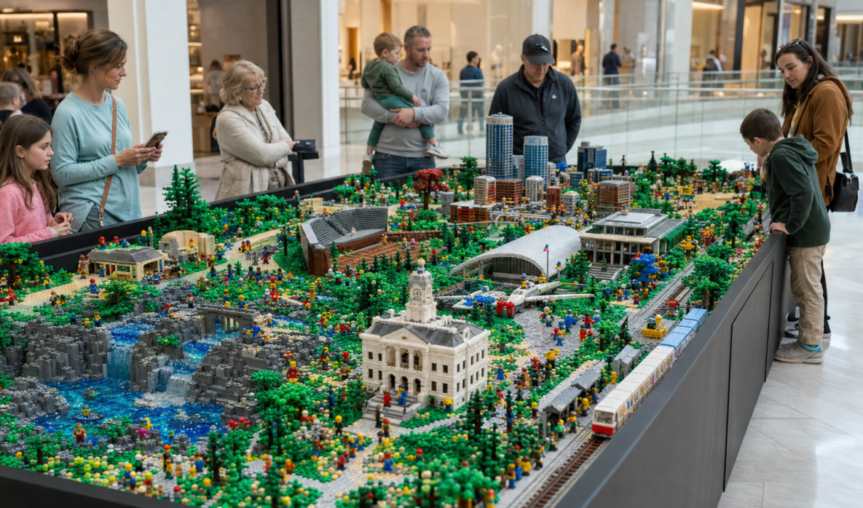 A Massive Fairfax County LEGO Landmark Display Is Now Open in Tysons