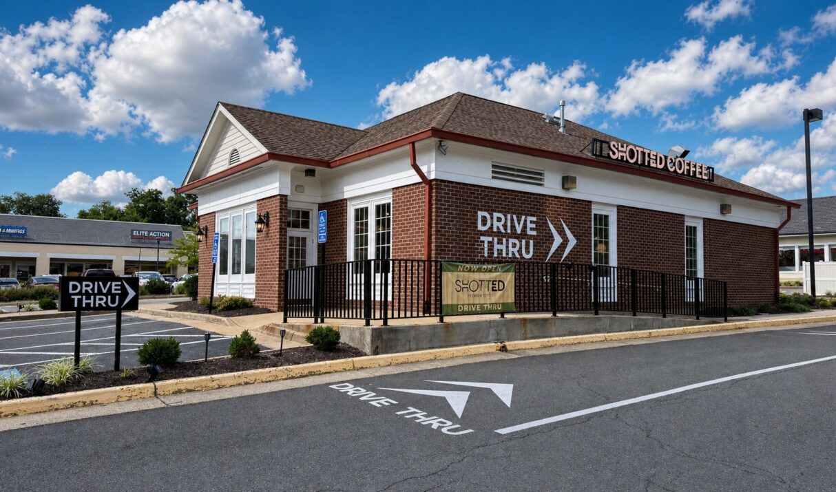 Shotted Coffee Opens Its First Drive-Thru in West Falls Church