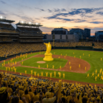 AI-generated editorial concept of the 2026 Banana Bowl championship at Nationals Park in Washington DC