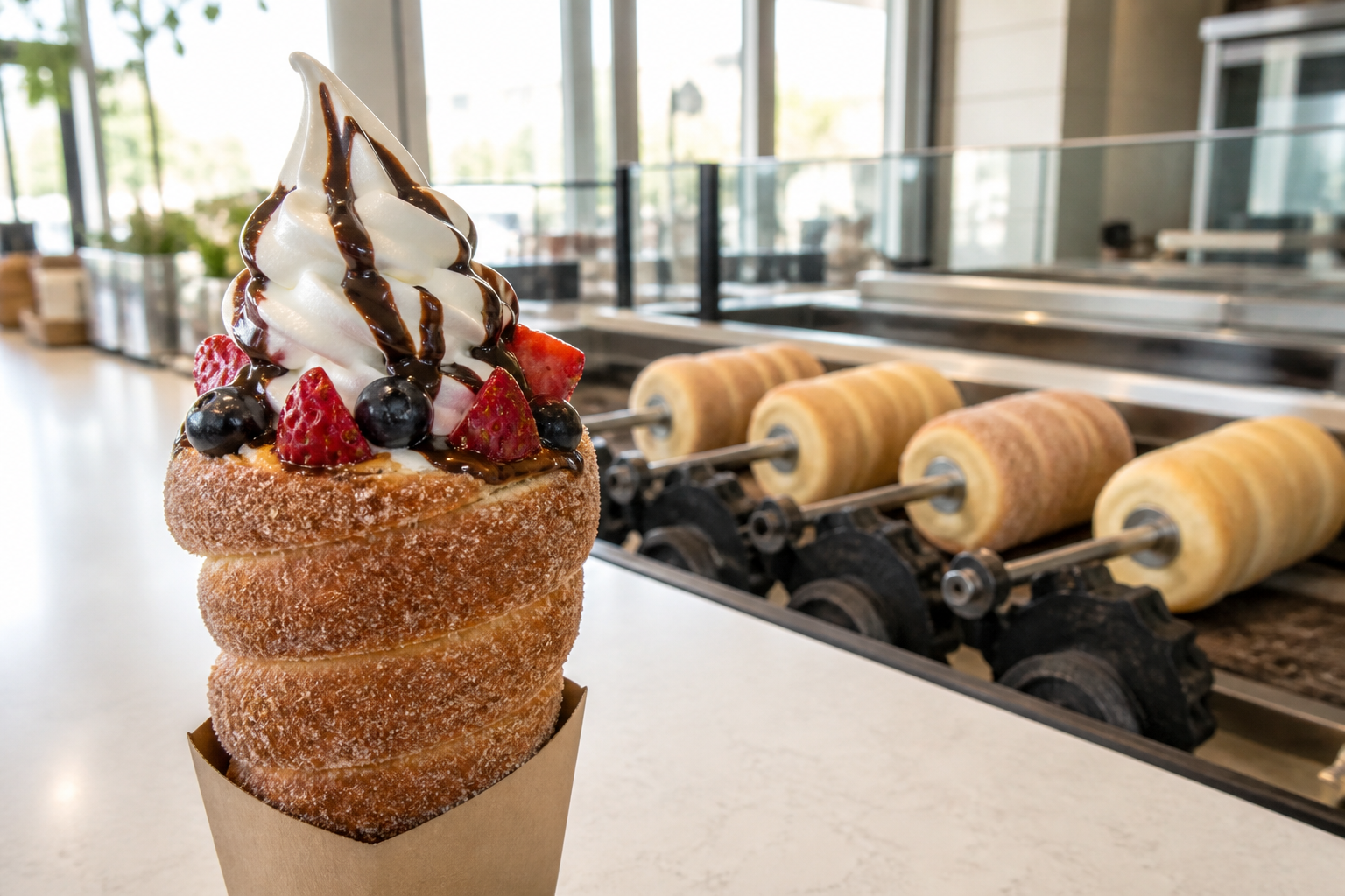 Crispy Cones dessert shop concept for Brambleton