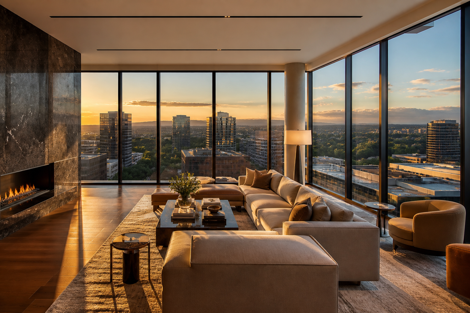 Luxury penthouse at Reston Station in Northern Virginia