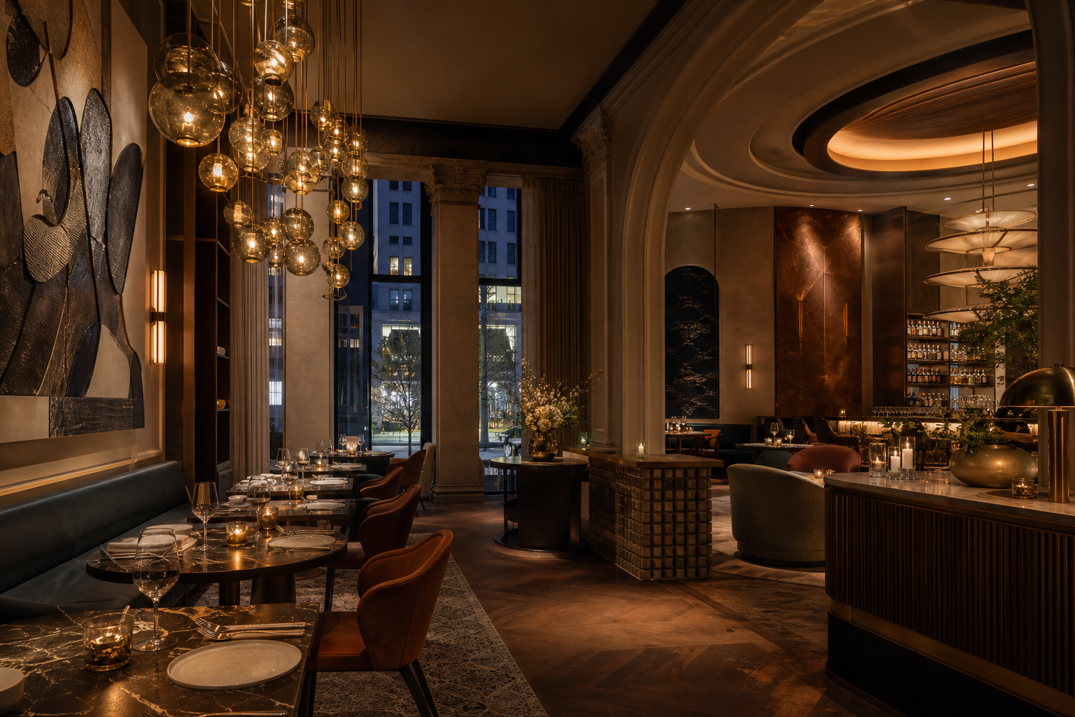 Fine-dining restaurant concept for Trèsind and Revelry in Washington DC