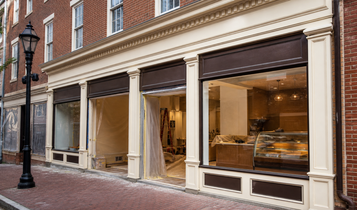 A Twosome Place Starts Construction on an Old Town Alexandria Café
