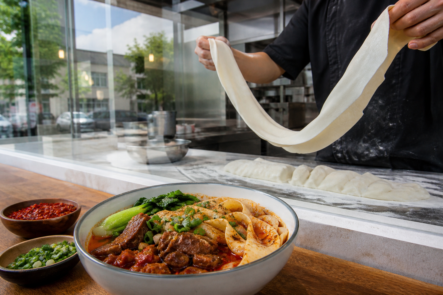 Xi’an Famous Foods restaurant concept in Clarendon