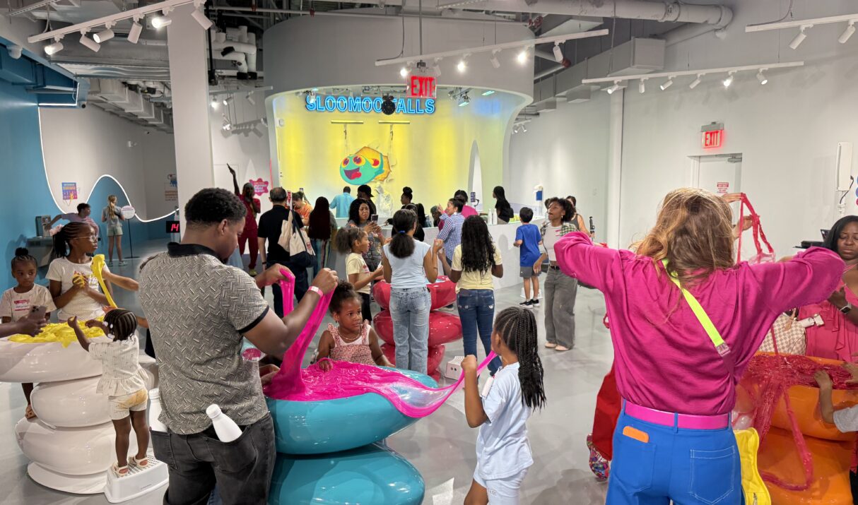 Sloomoo Institute Opens at Tysons Corner Center With a Slime Lake and DIY Slime Bar